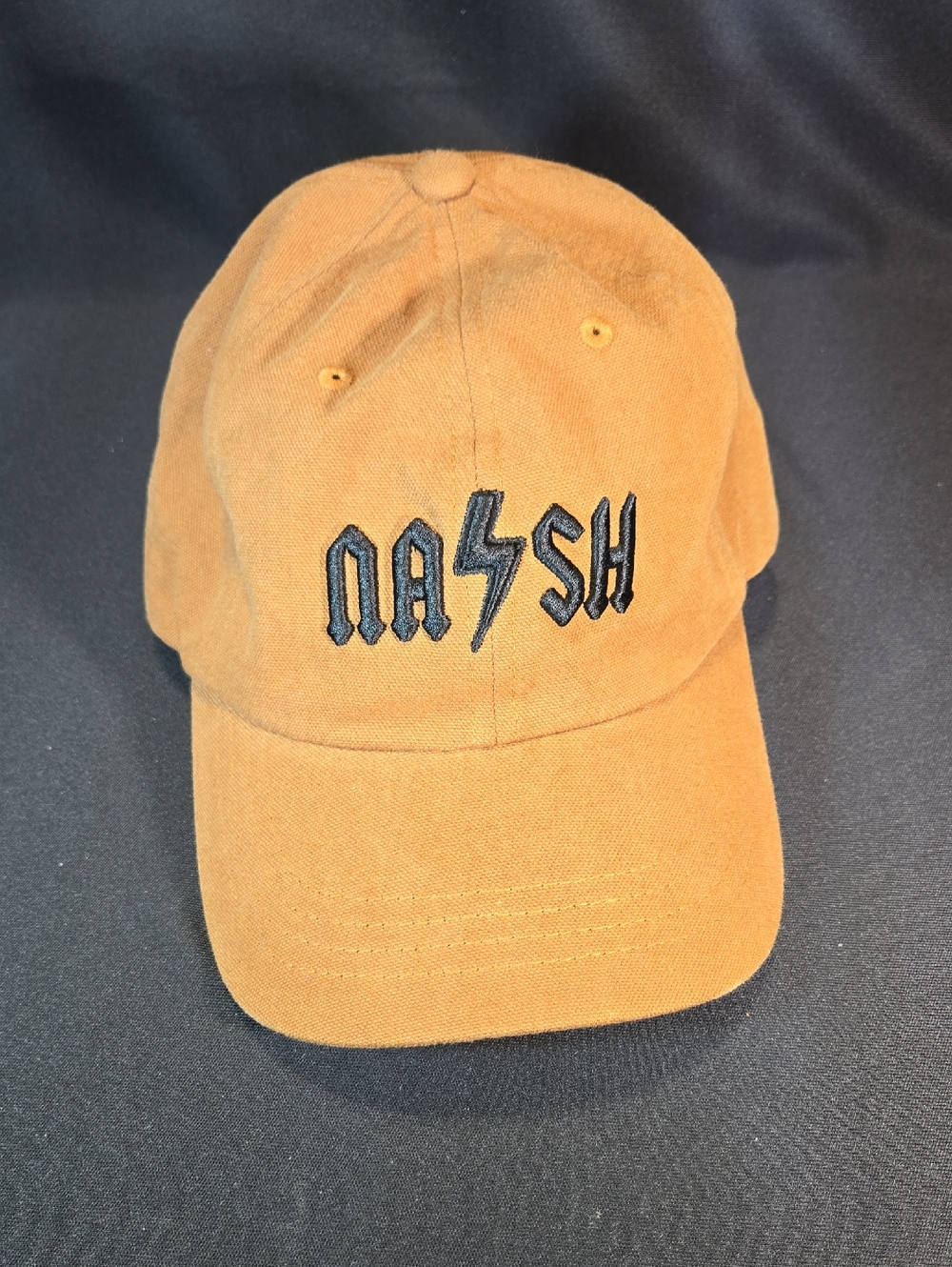 The Nash Collection Thunderbolt Cap in Brown / Black